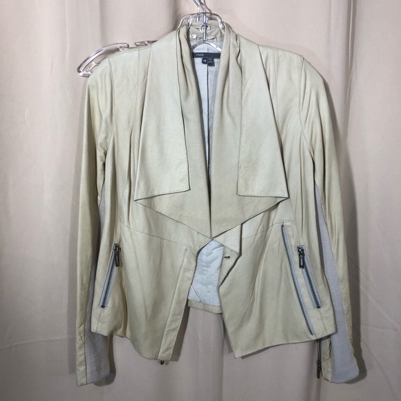 🔥Vince🔥 Paper Leather Drape Jacket!!!!! - Picture 14 of 16